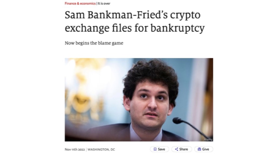 First page of Sam Bankman-Fried and FTX