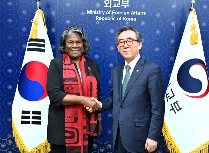 조태열 장관, 린다 토머스-그린필드 주유엔 미국대사 면담: 유엔 안보리 이사국으로서 한미 간 협력 재확인