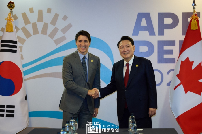 尹 대통령, APEC 정상회의 계기 캐나다 총리와 정상회담 개최: 안보·방산 협력 등 한-캐 실질 협력 증진 방안 논의